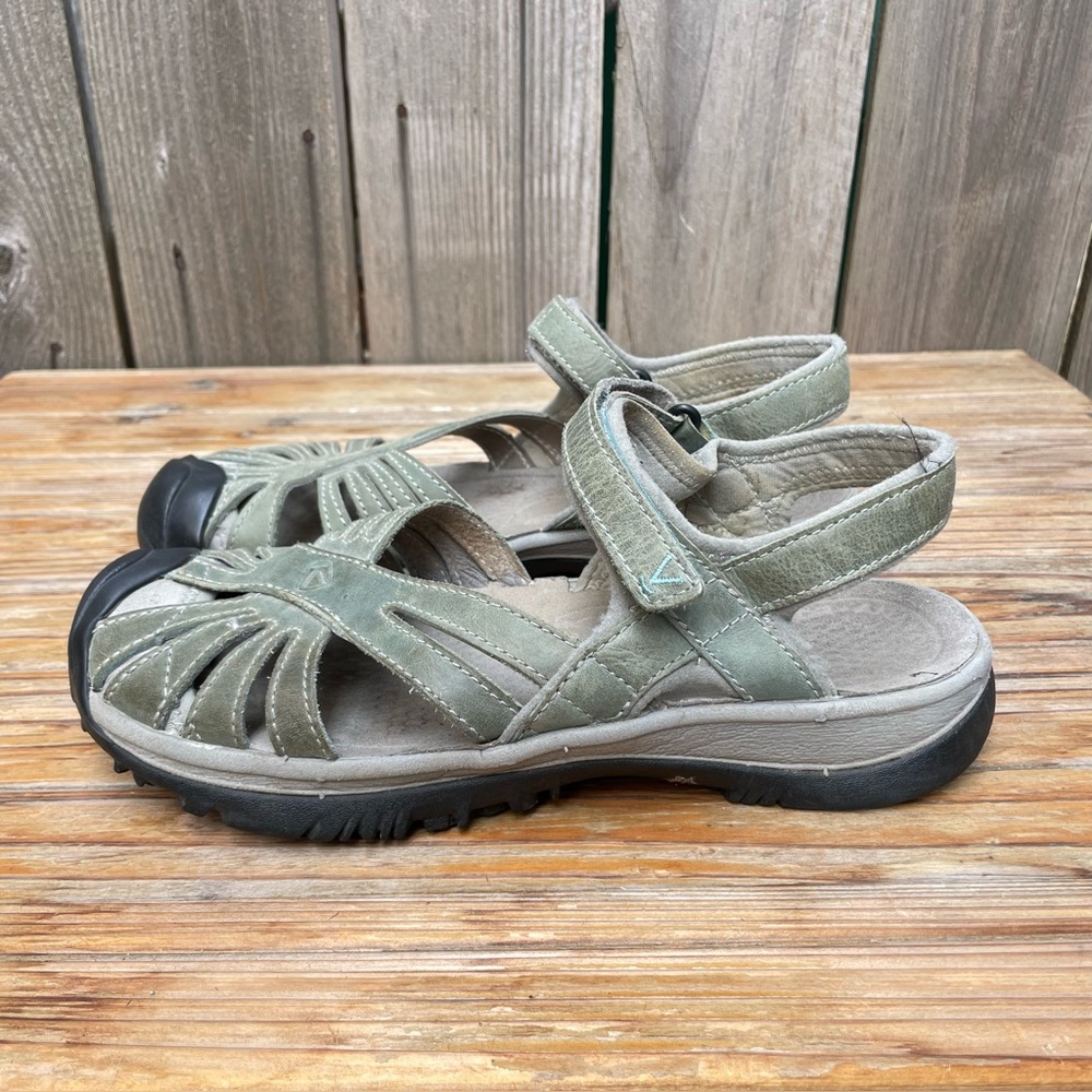Keen Rose Sandal Waterproof Green Womens Size 9.5 - Picture 3 of 16